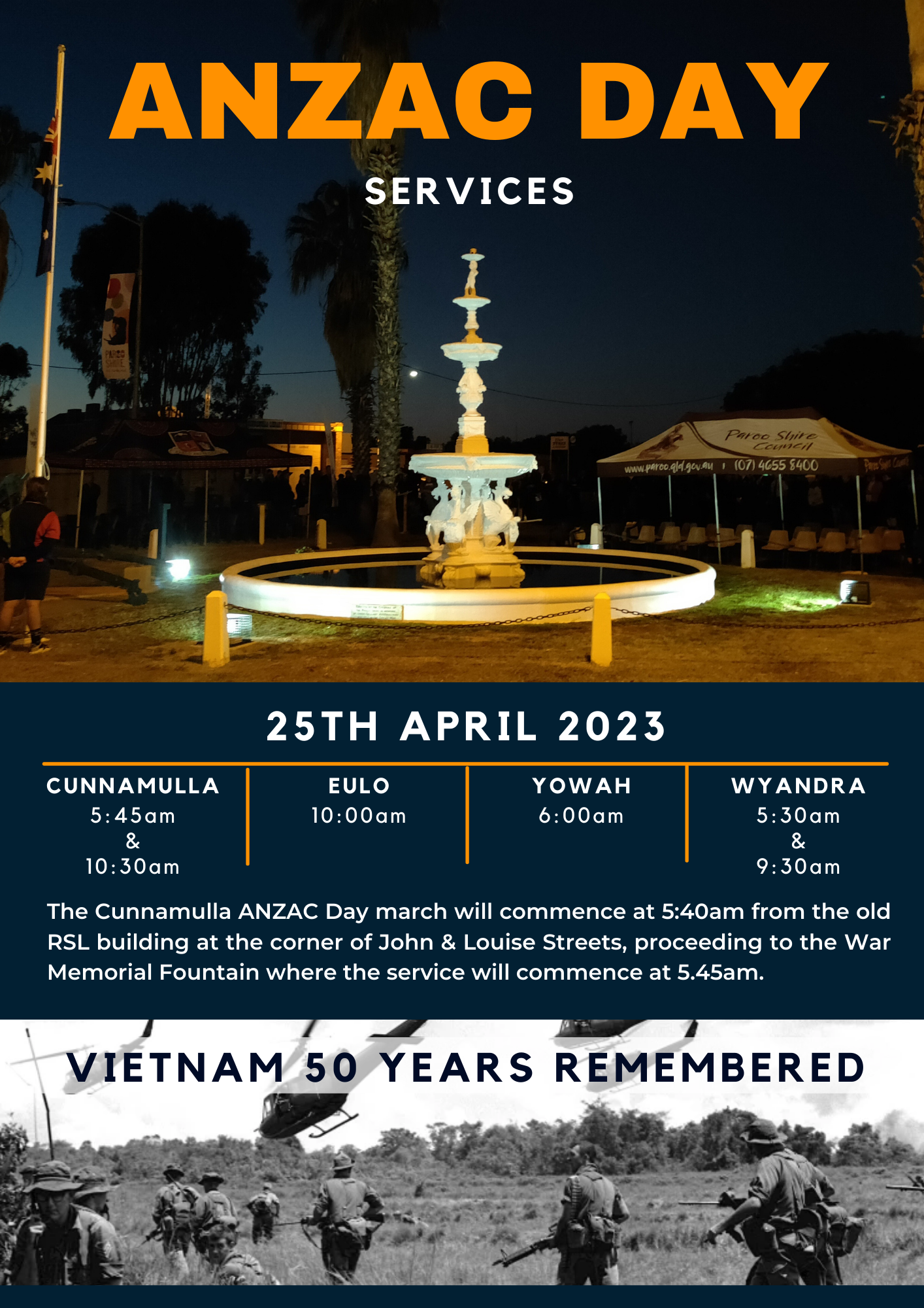 Anzac day flyer 2023