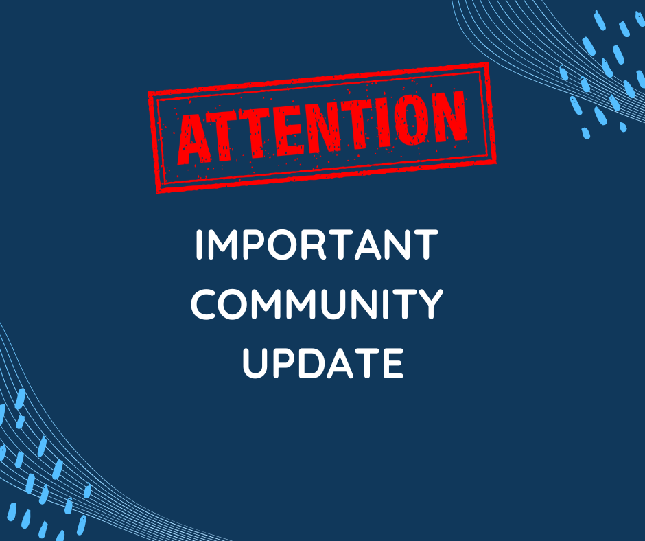 important community update