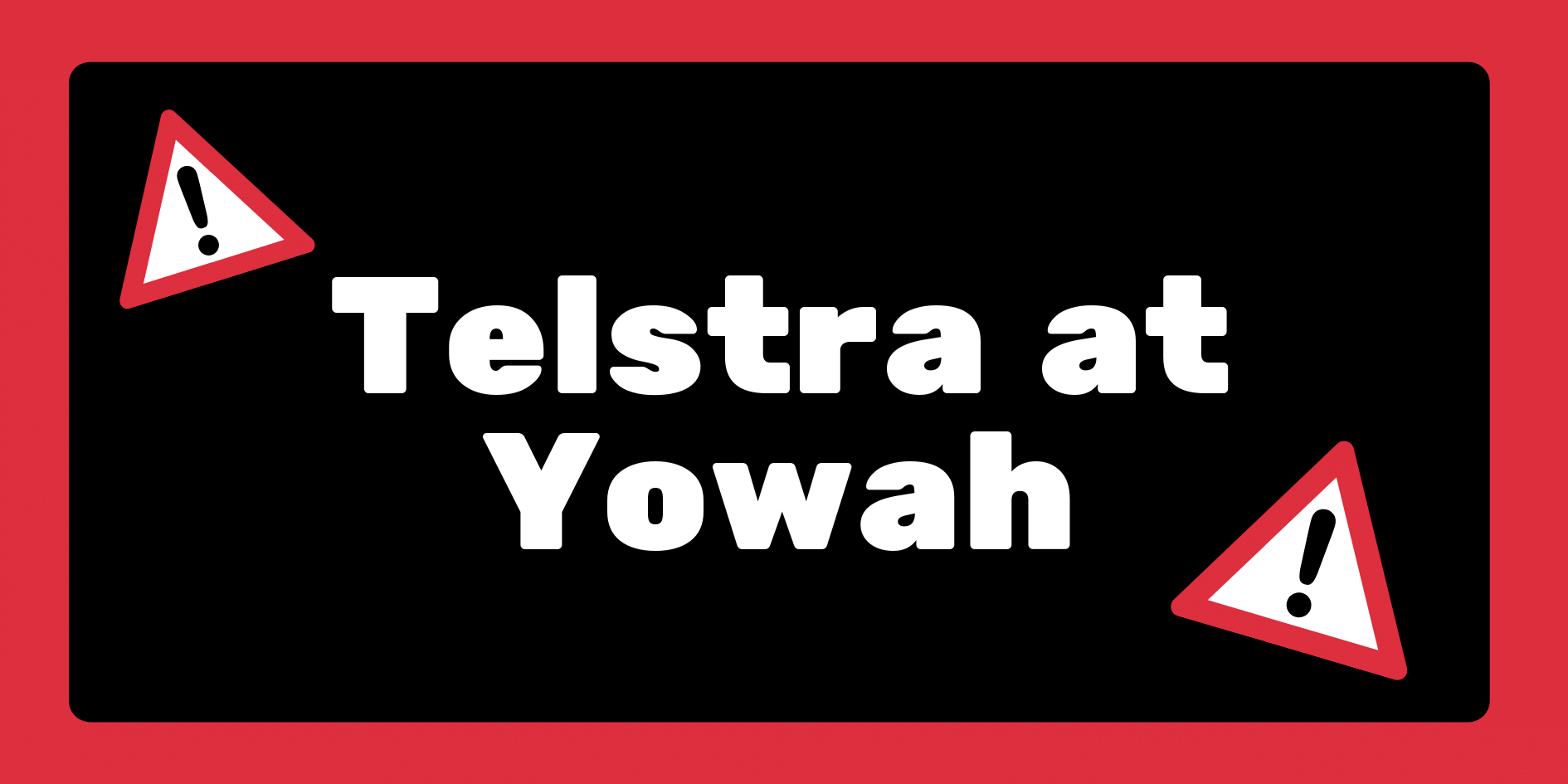 Telstra at Yowah